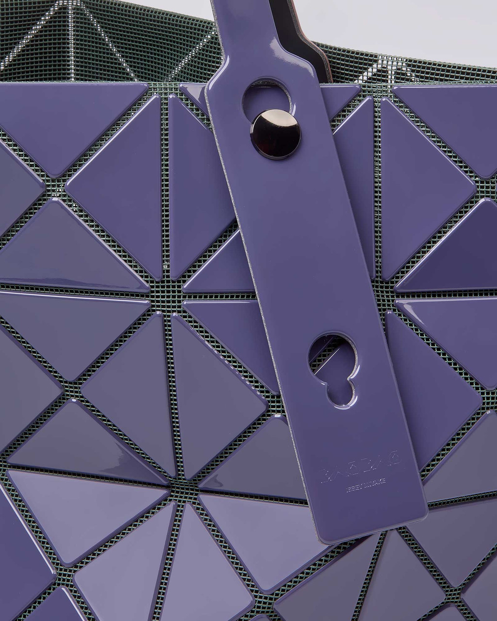 BAO BAO ISSEY MIYAKE◇CARAT/トートバッグ/ポリエステル/パープル 