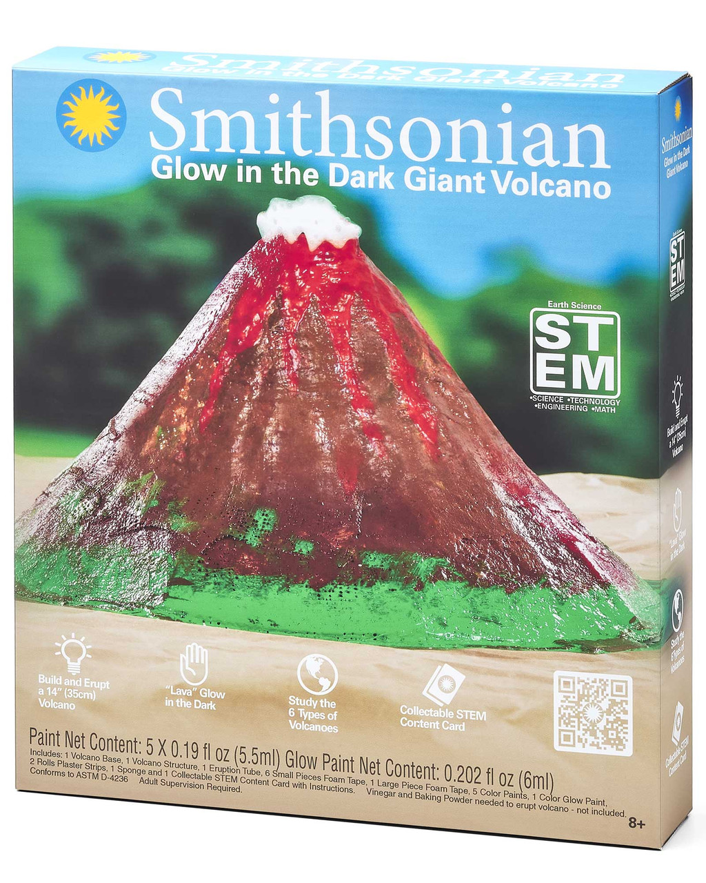 Glow in the Dark Giant Volcano Kit | Shop Smithsonian Store
