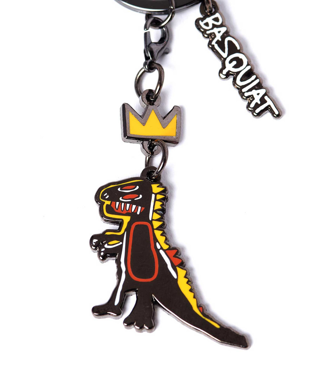 Jean-Michel Basquiat Crown T-Rex Keychain | Shop Smithsonian Store