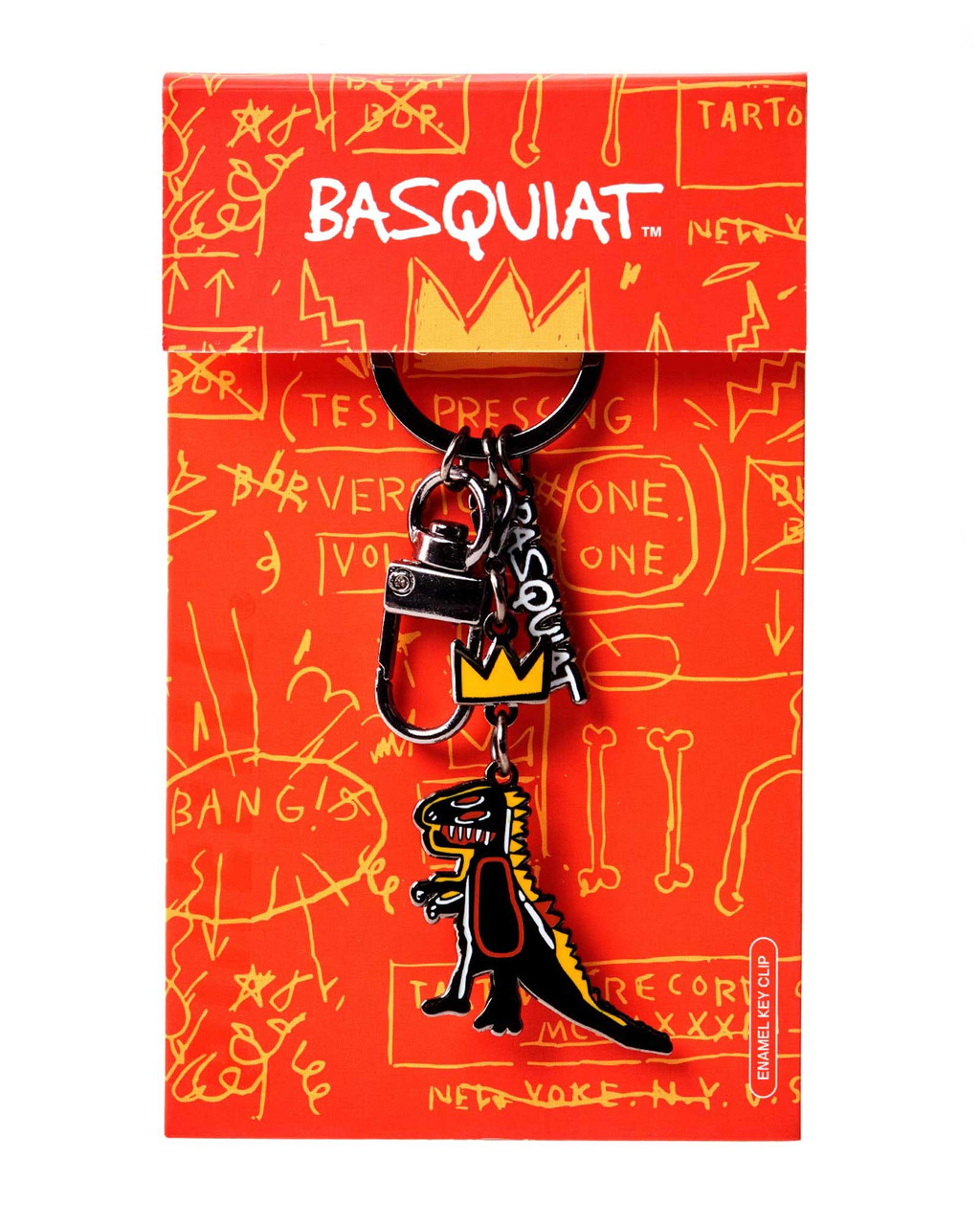 Jean-Michel Basquiat Crown T-Rex Keychain | Shop Smithsonian Store