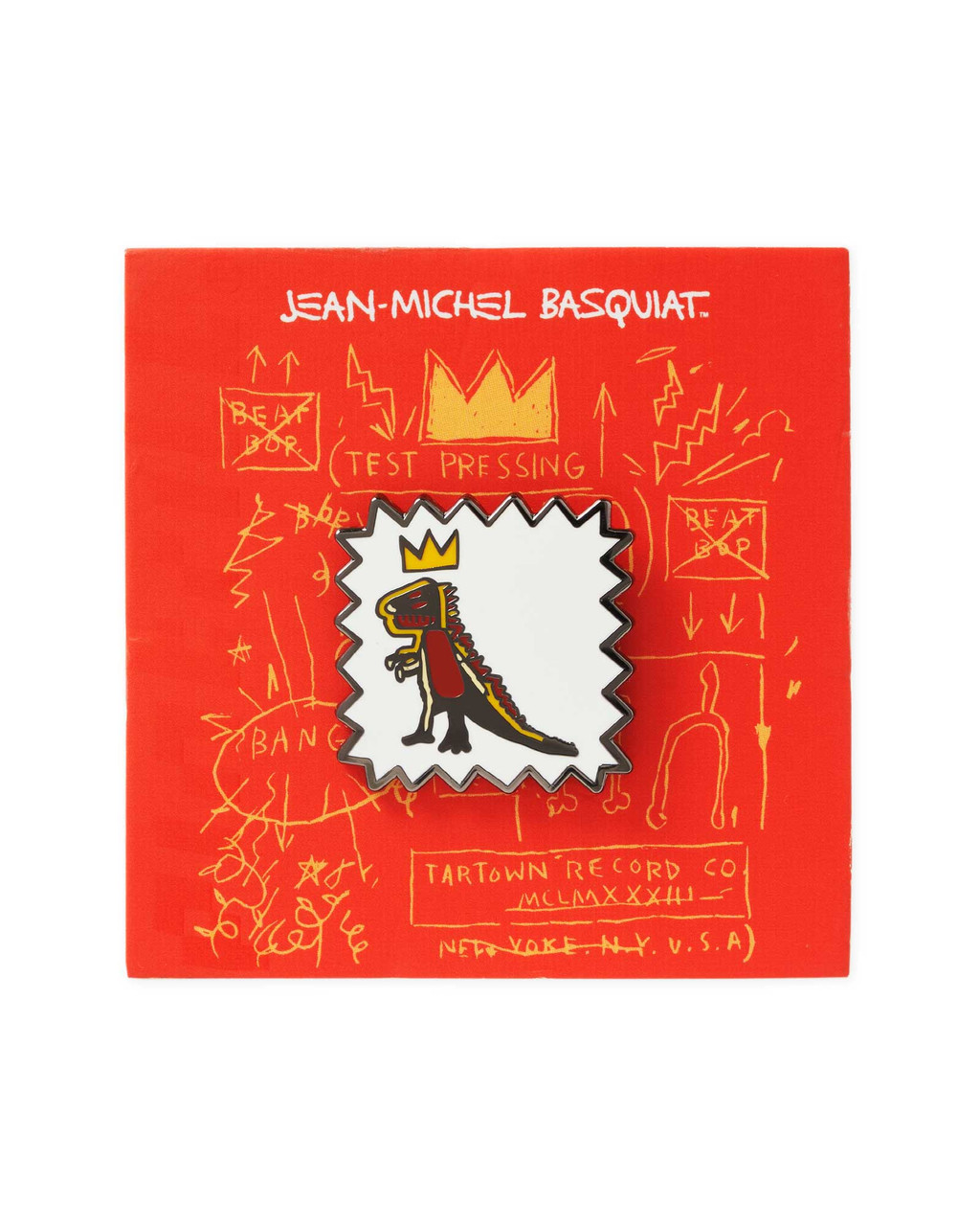 Jean-Michel Basquiat Crown T-Rex Pin | Shop Smithsonian Store