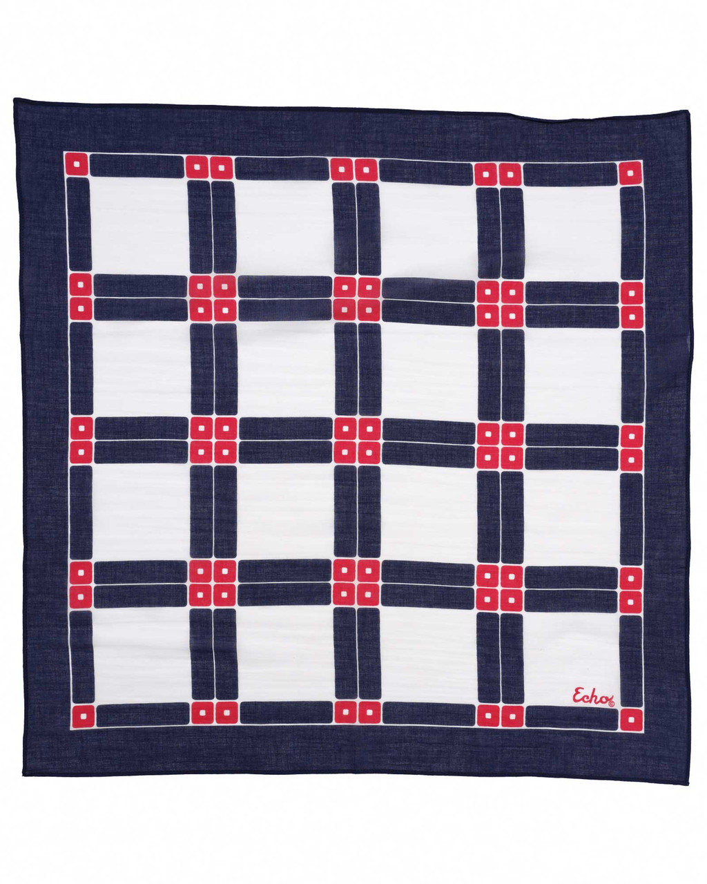 Red, White, and Blue Domino Bandana Scarf | Shop Smithsonian Store