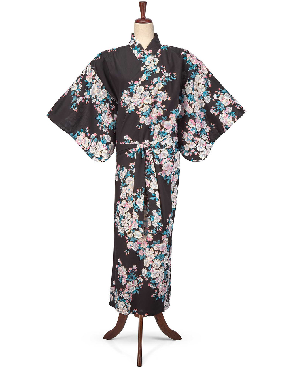 Cherry Blossoms on Black Yukata | Shop Smithsonian Store