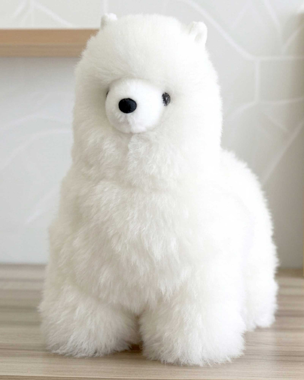 Alpaca Fiber Peruvian Plush - White | Shop Smithsonian Store