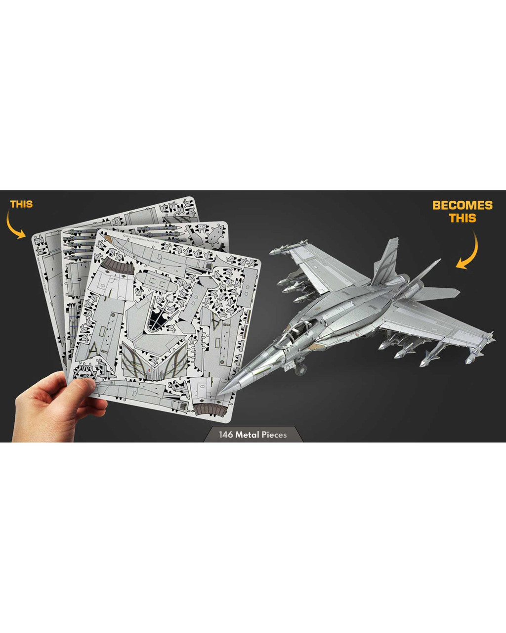 F/A-18 Super Hornet Steel Model Kit | Shop Smithsonian Store