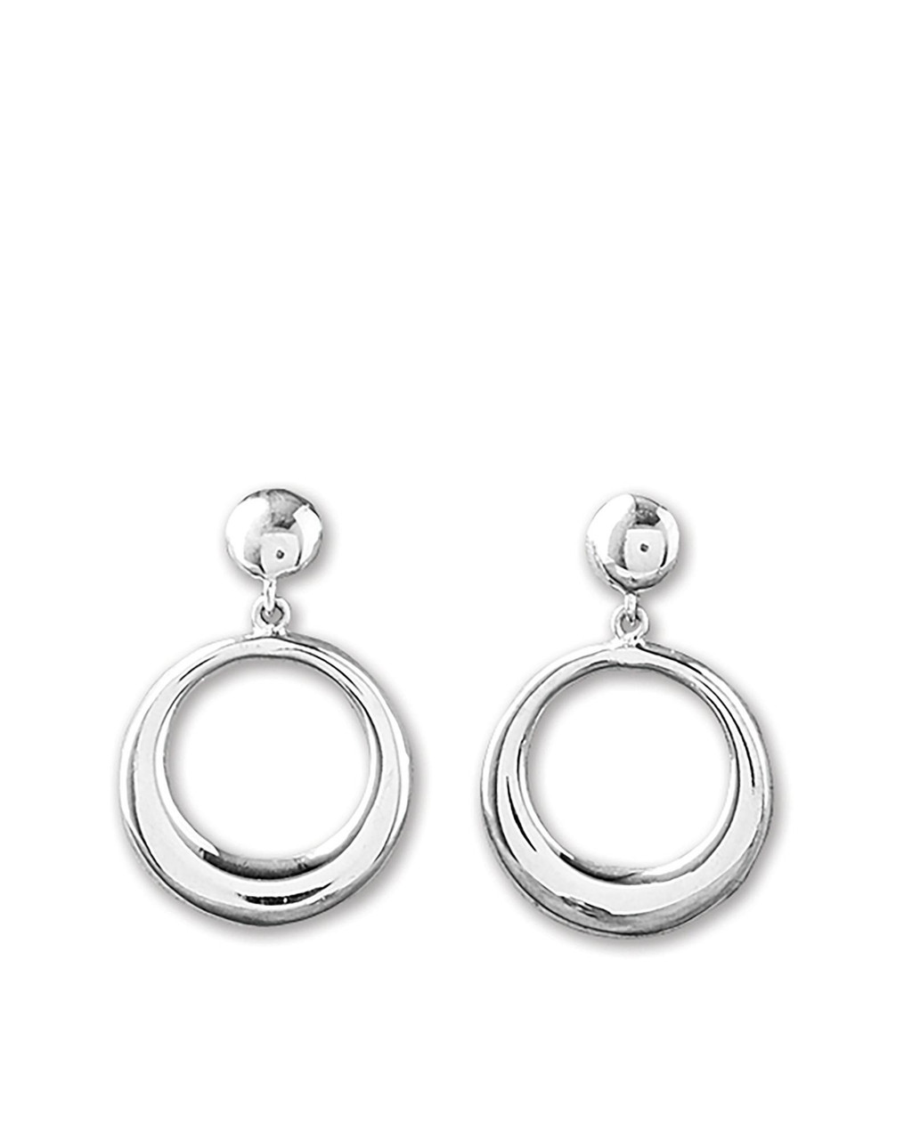 Buy Silver Hoop Earrings, Simple Round Circle Silver Hoops, Small Medium  Large Women Men Earrings, Minimalist Silver Gypsy Earrings Jewelry Gift  Online in India - Etsy