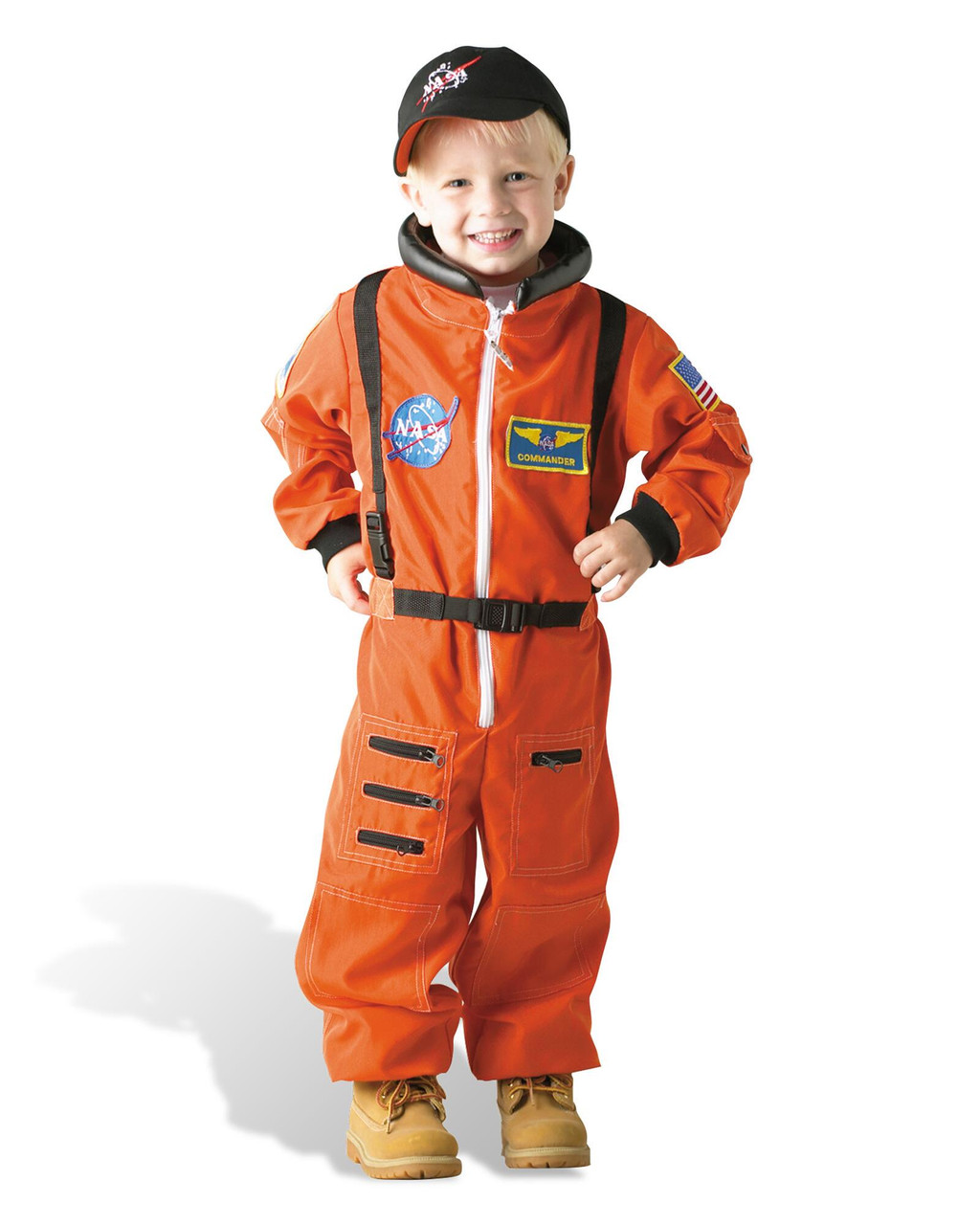 Men's Orange NASA Astronaut Costume