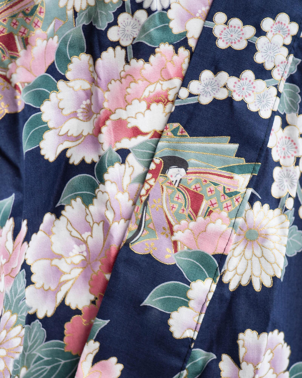 Smithsonian Store Japanese Plum Navy Yukata