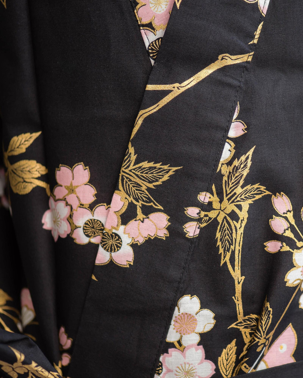 Smithsonian Store Japanese Plum Navy Yukata