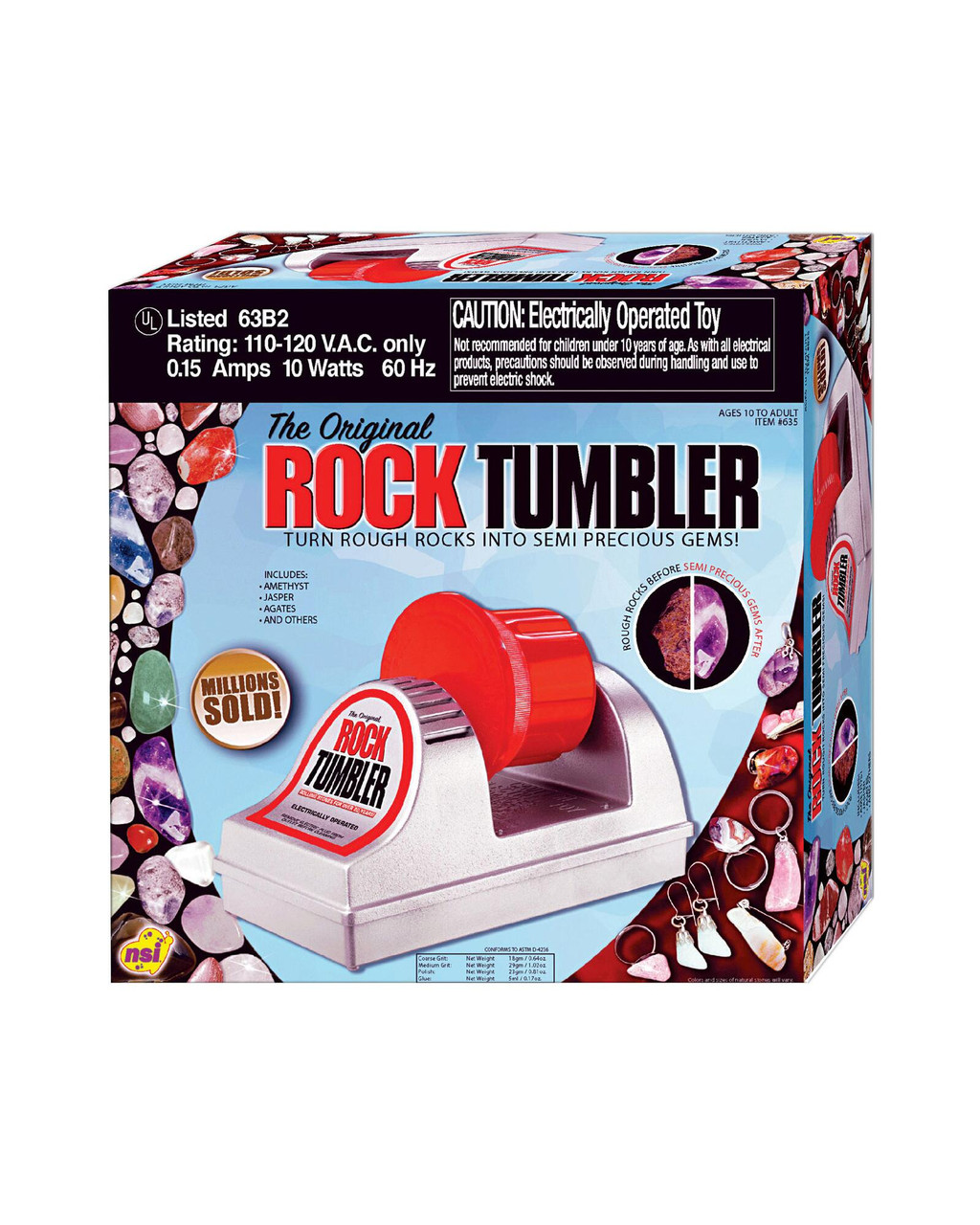 Rock Tumbler Refill Grit Media Kit, Stone Polisher South Africa