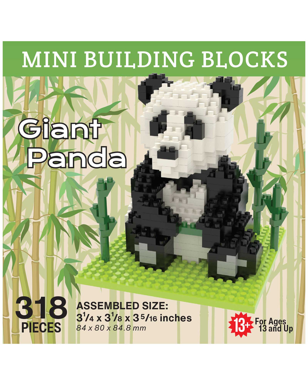 Smithsonian Panda Mini Blocks Kit Shop Smithsonian Store