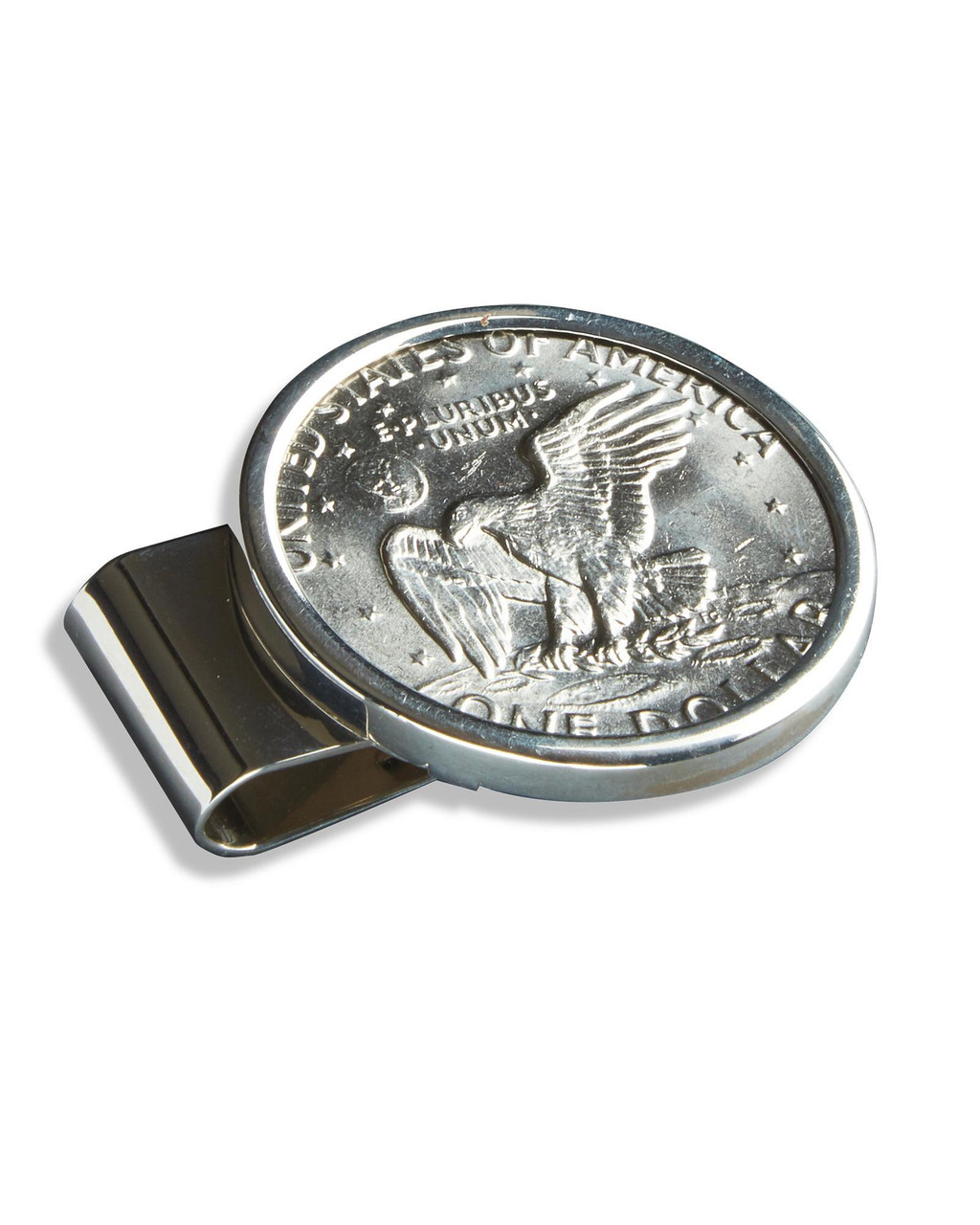 Sterling Silver Eisenhower Dollar Money Clip