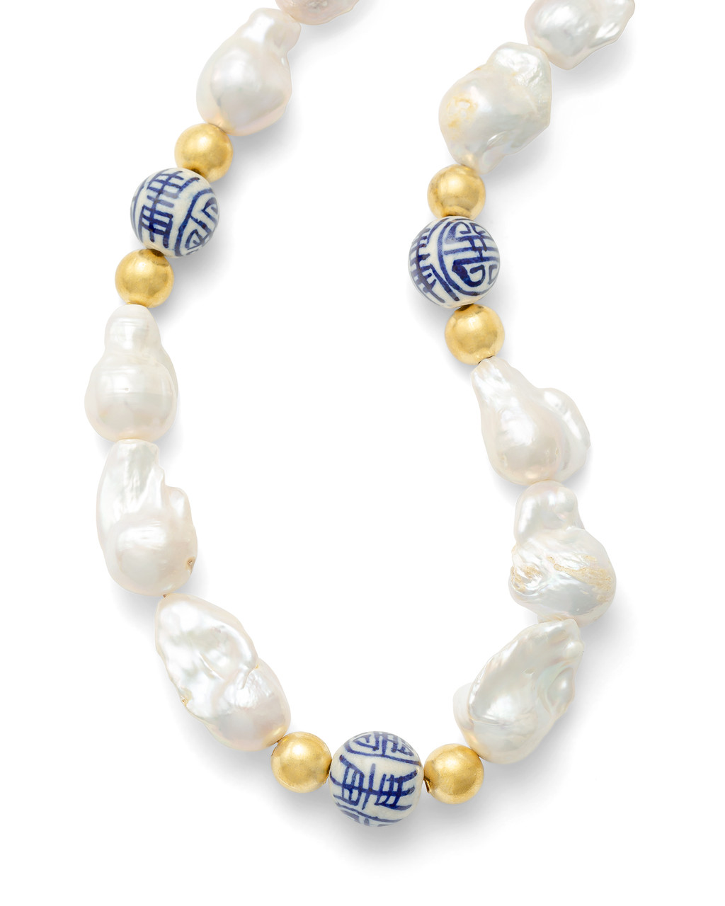 Freshwater Pearl with Stars & Stripes Crystal Ball Necklace - The Patriotic  Jewelry Store