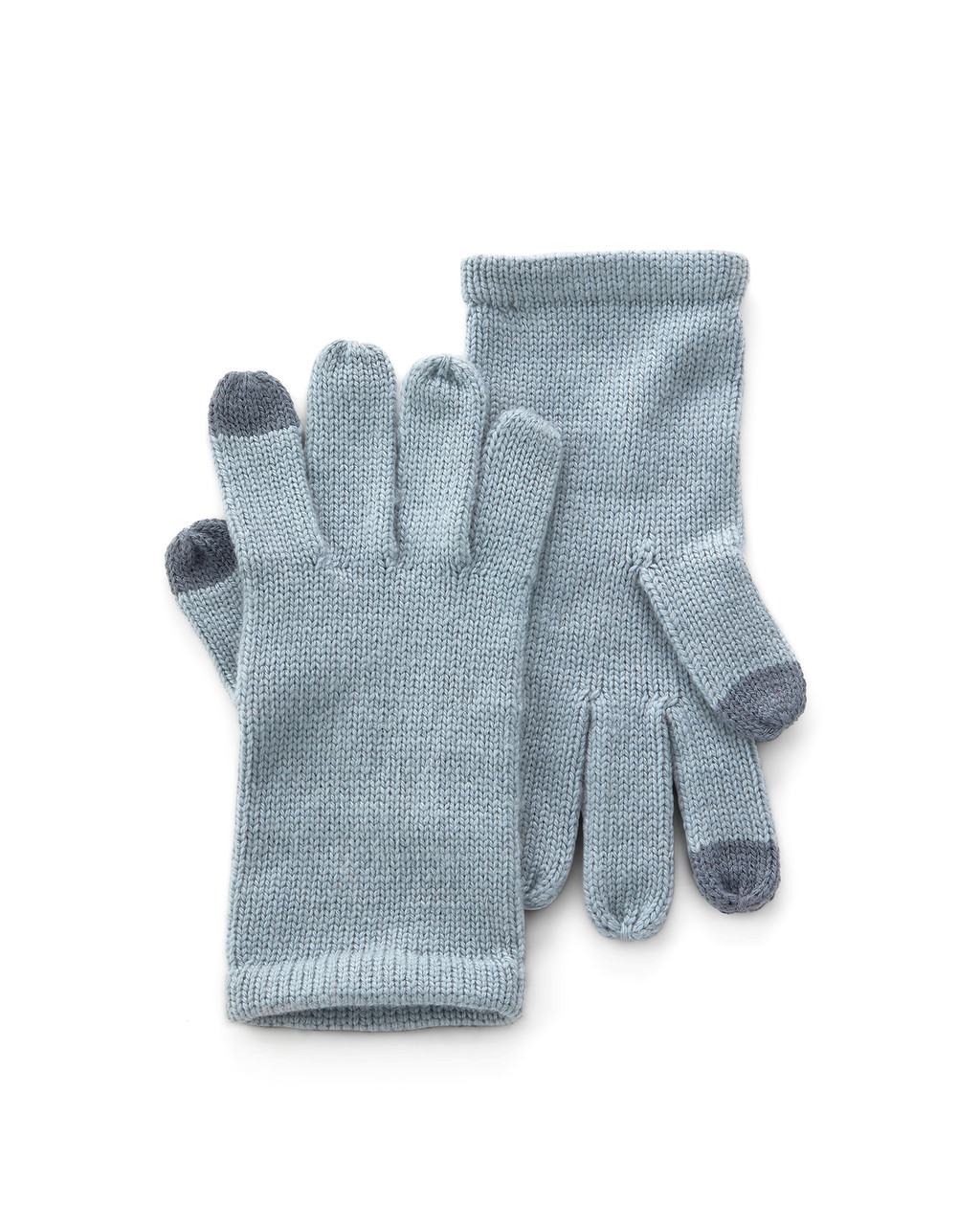 Eleventy fine-knit gloves - Grey