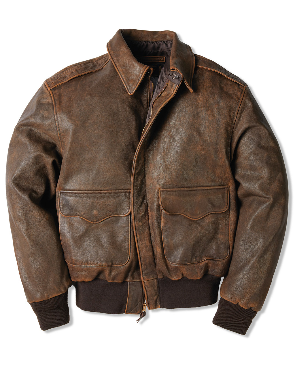 Men's Leather Mustang A2 Flight Jacket Shop Smithsonian Store