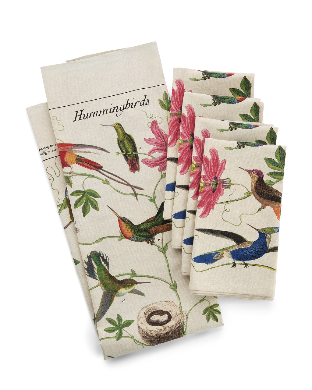 Hummingbirds Tea Towel and Napkins Set | Shop Smithsonian Store