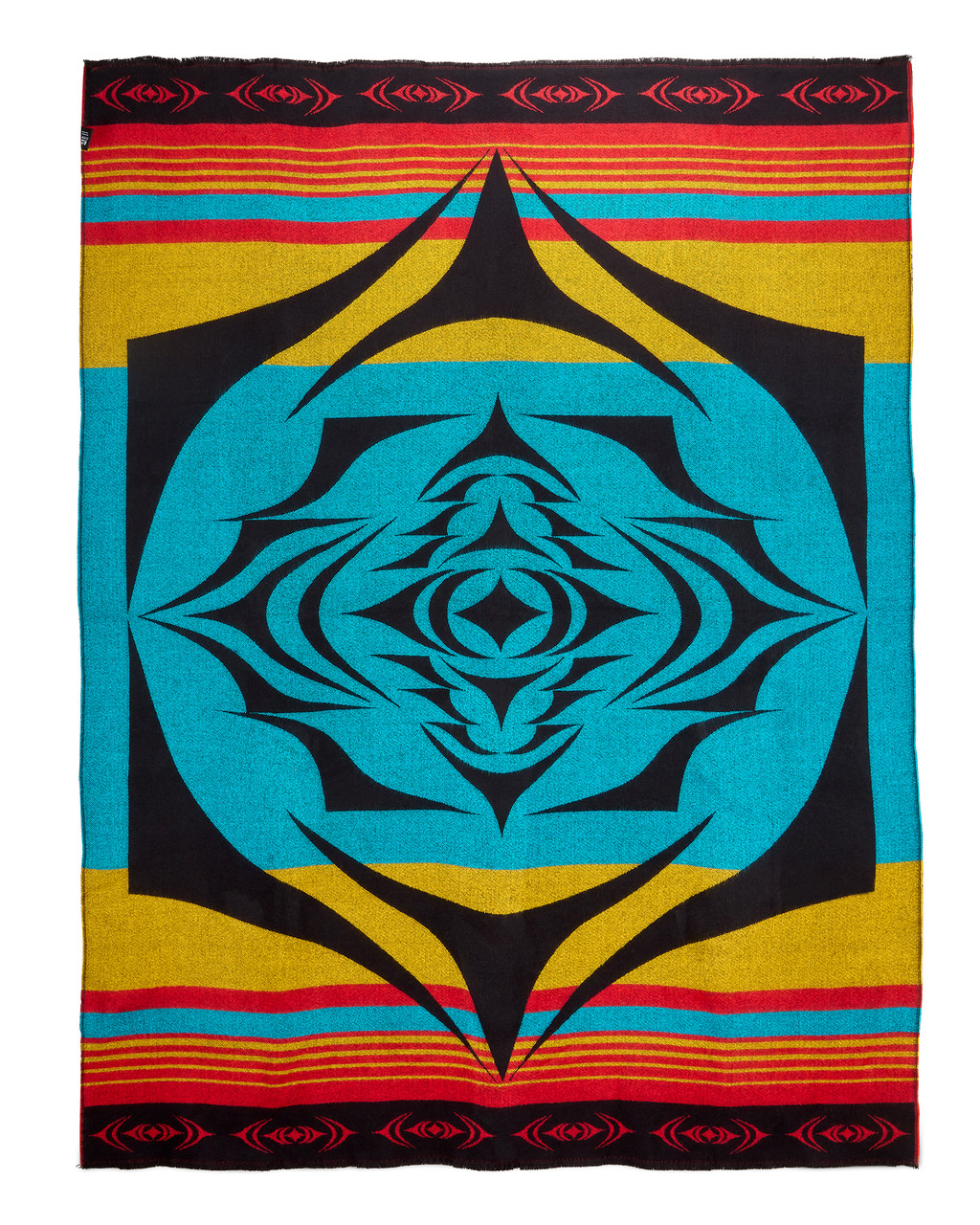 ミュージシャン NDNU ABSTRACT ART BLANKET Salish Sunset Throw Blanket | Shop Smithsonian Store