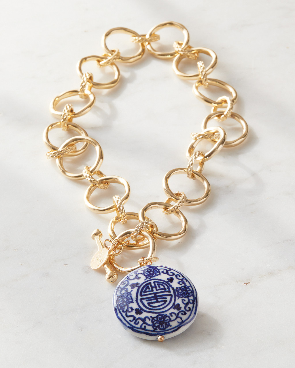 Blue and White Porcelain Necklace | Shop Smithsonian Store