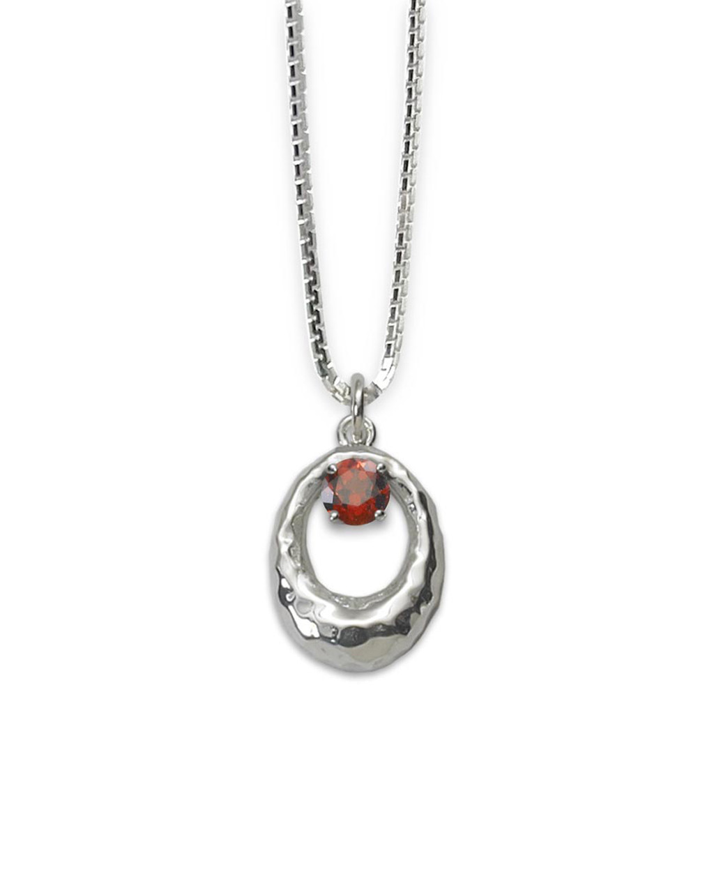 Sterling Silver Oval Locket Pendant Necklace Photo India