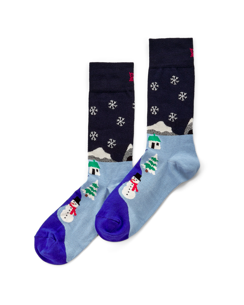 Happy Socks 3-Pack Snowman, calcetines de navidad divertidos para hombre y  mujer, caja regalo con calcetines de algodón estampados de muñeco de nieve  talla 36-40: : Moda