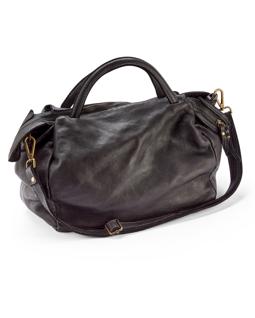 Black Satchel bags and purses for Women | Lyst