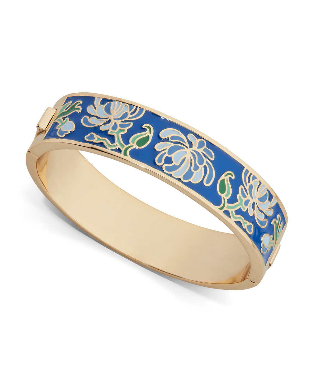 Hand-Enameled Chrysanthemum Bracelet | Shop Smithsonian Store