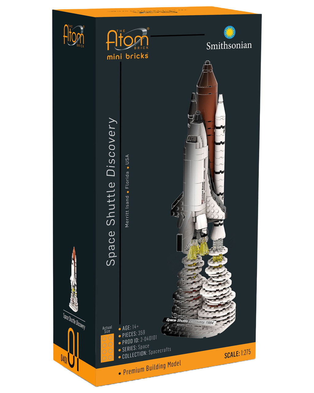 新品未開封LP STUTS Orbit Space Shuttle Discovery - Atom Brick Model | Shop Smithsonian Store