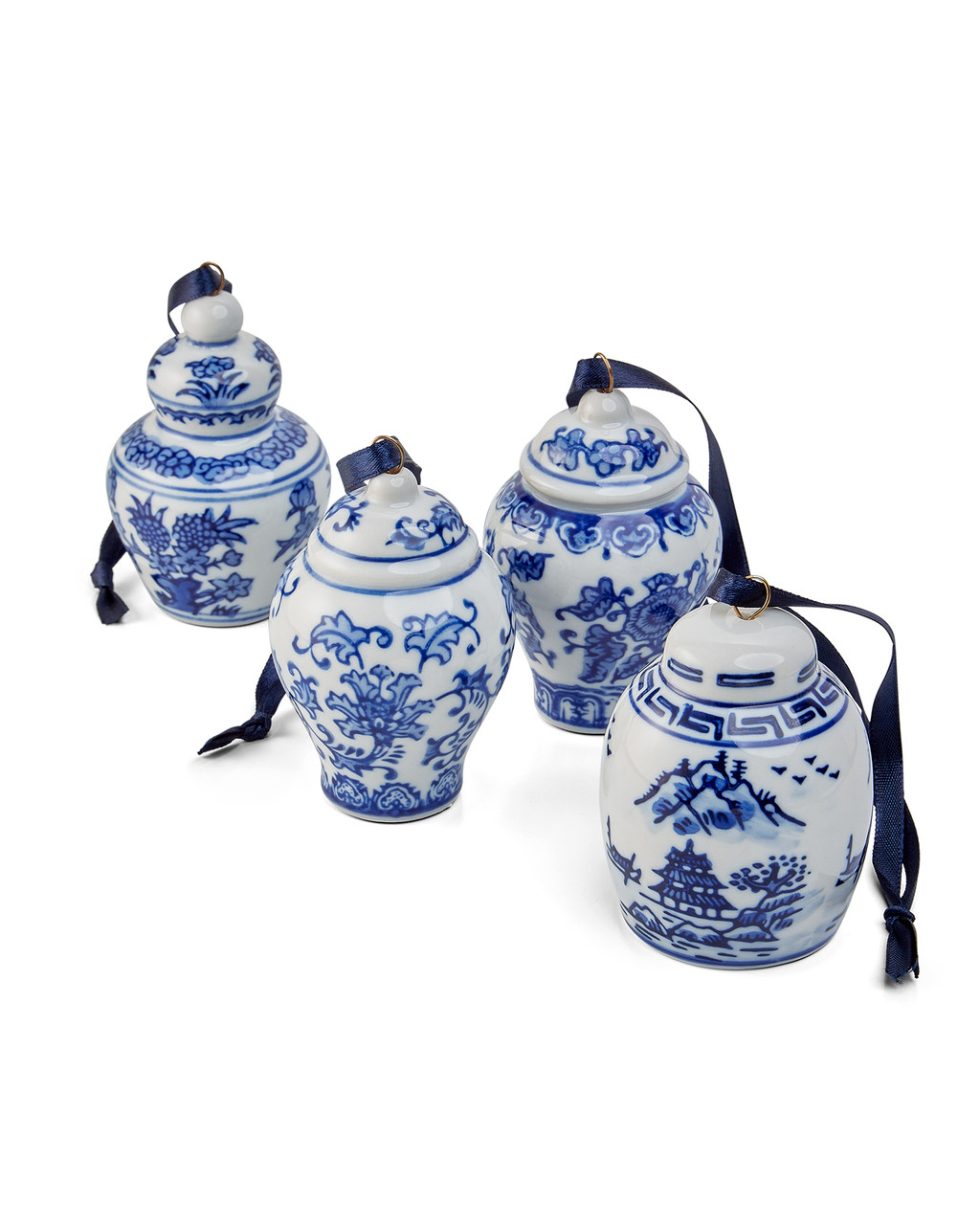 Porcelain Mini Vase Ornaments - Set of 4 | Smithsonian Store