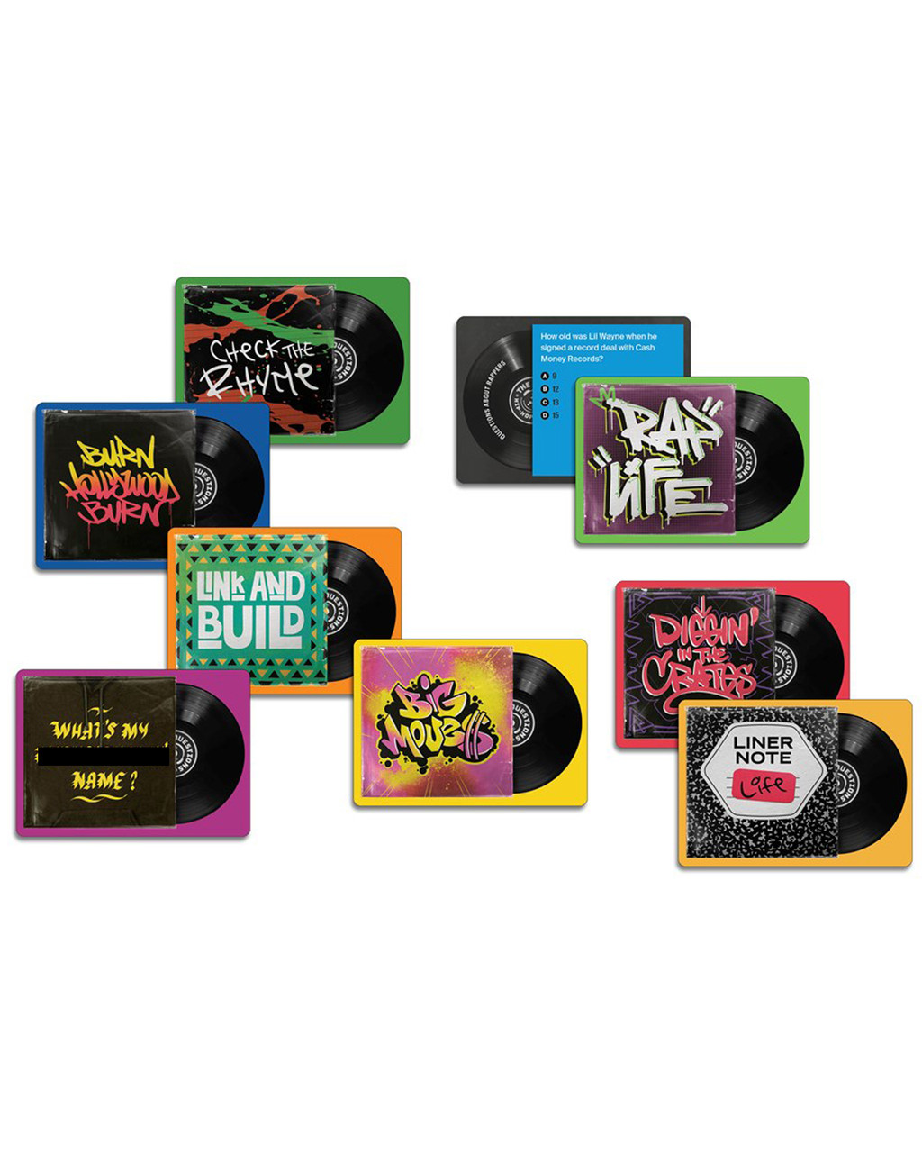 Clarkson Potter The Questions: Hip-Hop Trivia - Gioco Di Carte Da 300 Domande Per Appassionati Di Rap