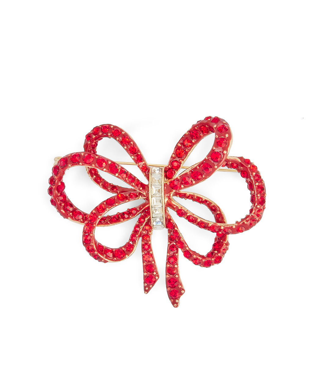 Red Bow Christmas Pin | Shop Smithsonian Store display picture 1