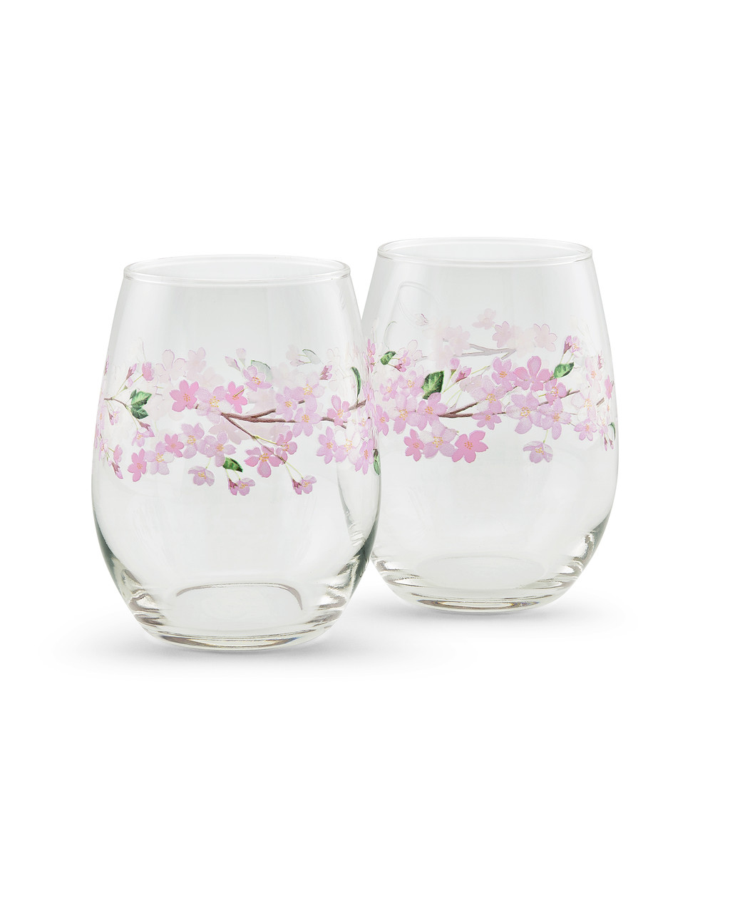 Cherry Blossom Wine Glasses Set | Shop Smithsonian Store