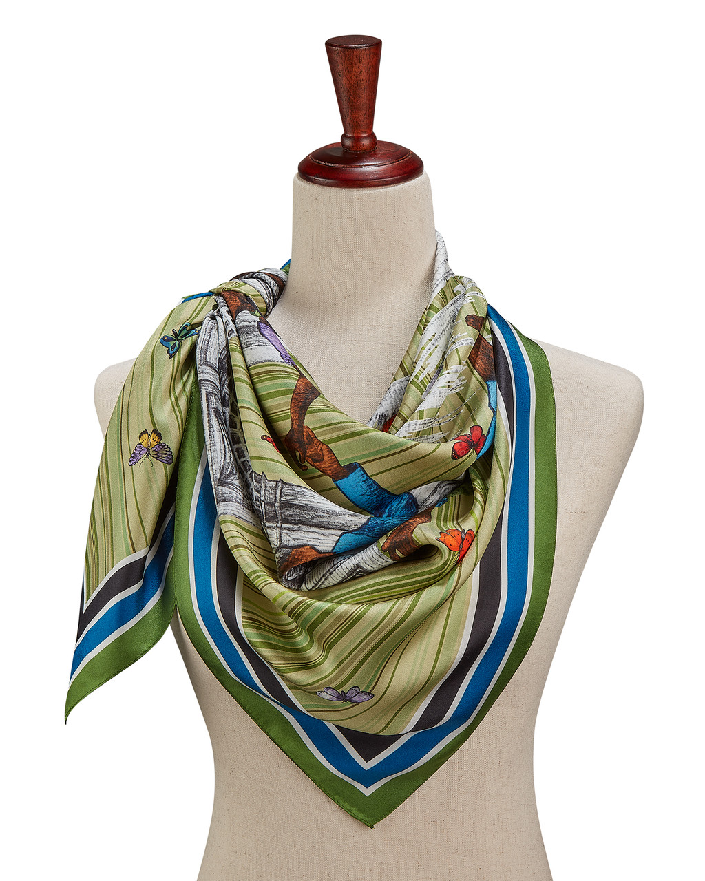 Sheila Bridges Harlem Toile de Jouy Scarf | Shop Smithsonian Store