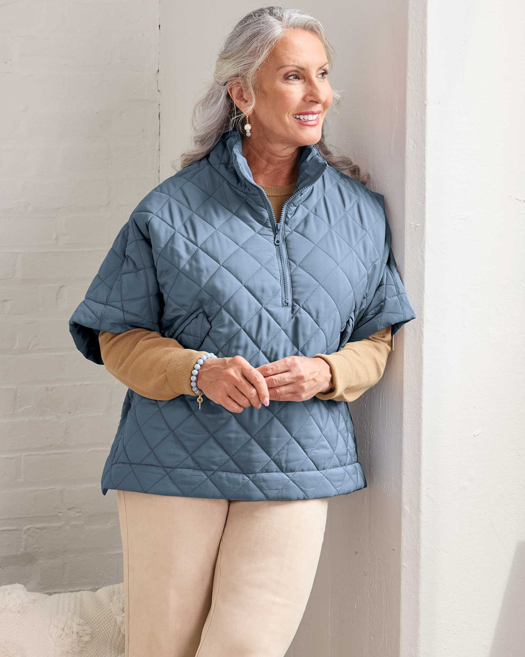 Quilted Poncho | Shop Smithsonian Store