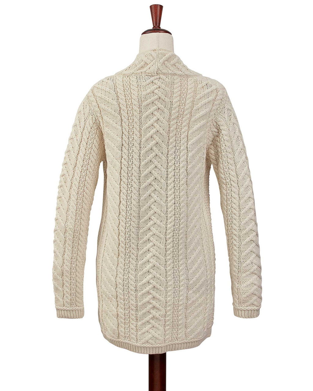 Irish Merino Wool Long Cardigan | Shop Smithsonian Store