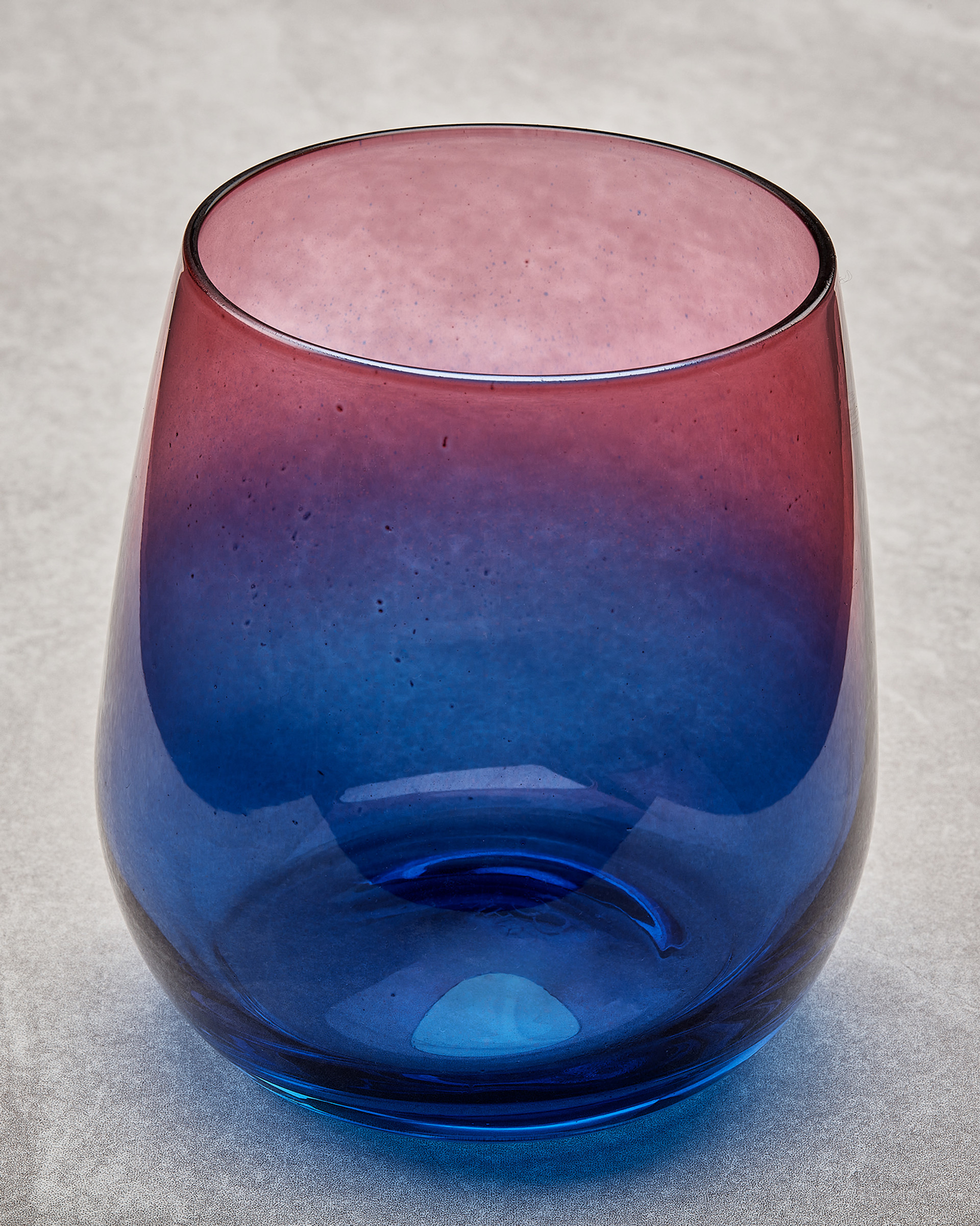 Stemless Murano Wine Glasses Set Of 4 2590