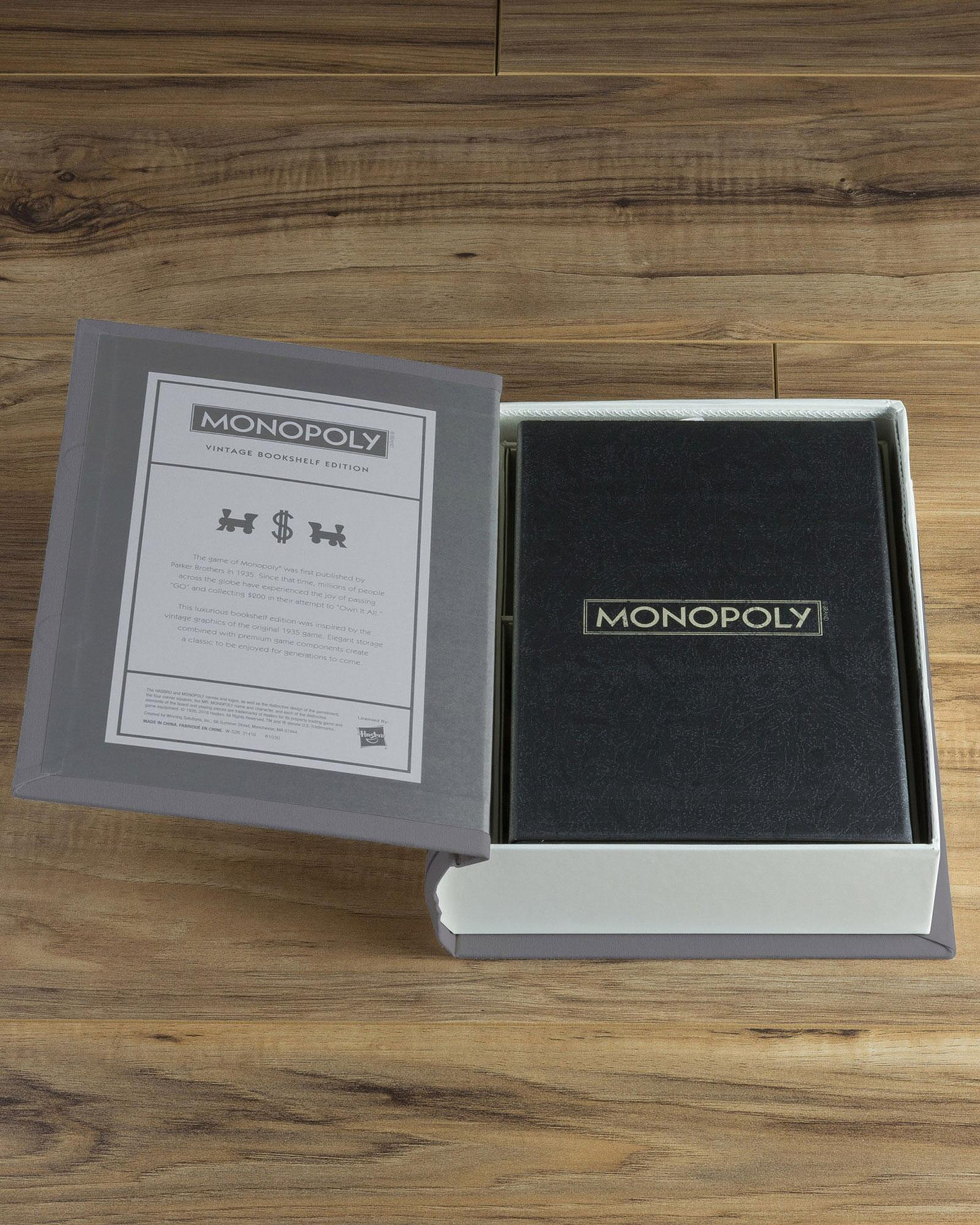 モノポリー 英語版 レトロ風　VINTAGE BOOKSHELF EDITION Monopoly Vintage Bookshelf Edition – WS Game Company
