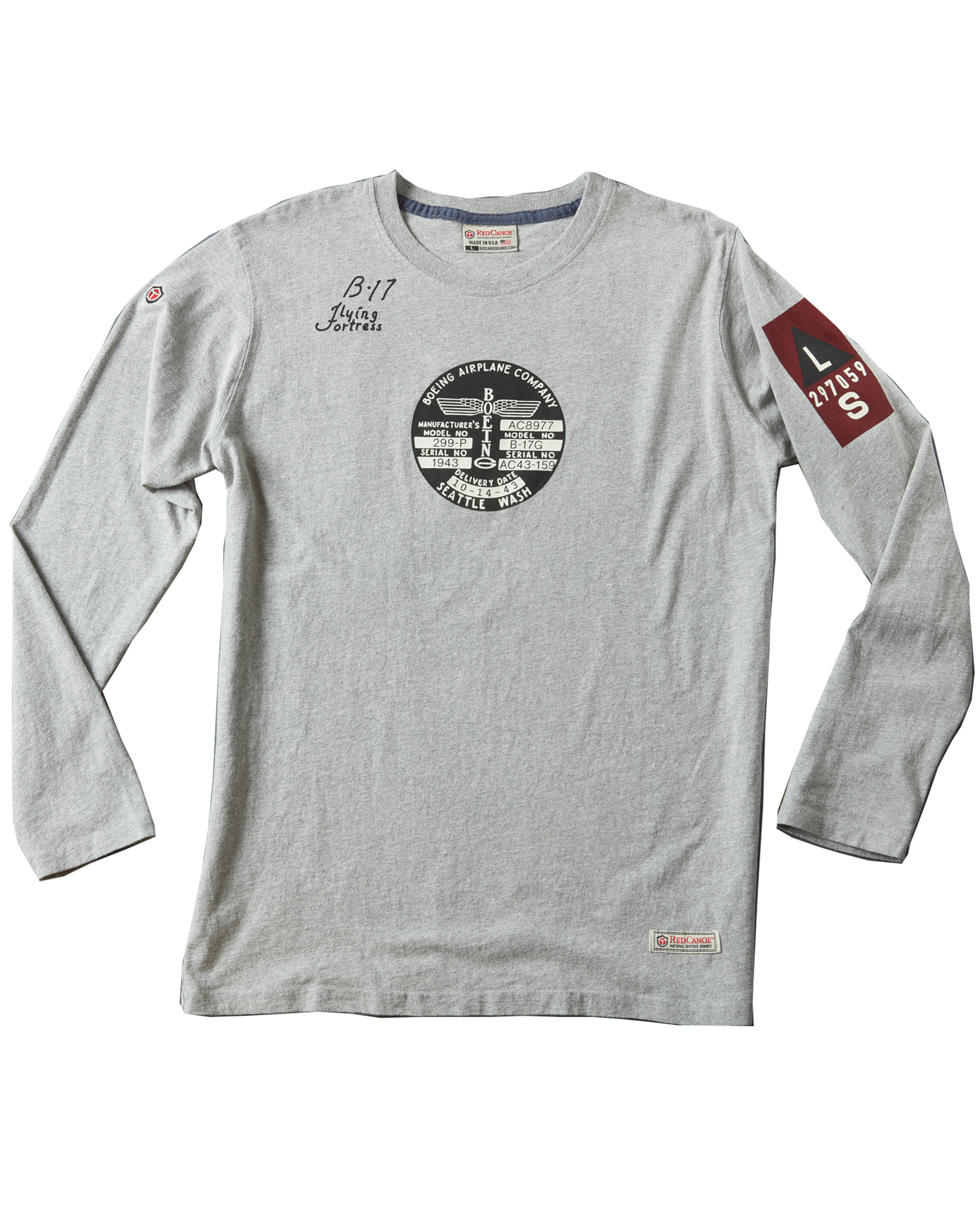 トップス Peate Symbol dubbing L/S T-shirt Peate Symbol dubbing L/S T-shirt
