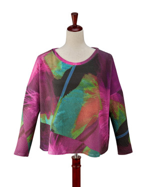 Tシャツ・カットソー RONRON DRAPE SHIRRING LONG SLEEVE INDIE PINK 7337_source_1719337836.jpg