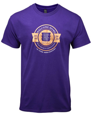 NMAAHC 10th Anniversary Purple Unisex T-Shirt | Shop Smithsonian Store