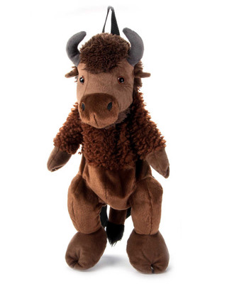 Plush Bison Backpack