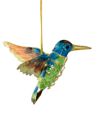 Cloisonné Handmade Hummingbird Ornament