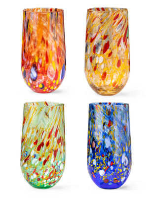 Murano Highball Glasses - Set of 4