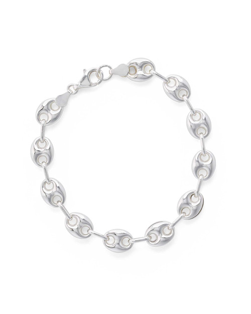 Sterling Silver Anchor Chain Bracelet