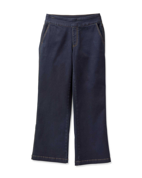 Women's Straight Leg Stretch Denim Trousers