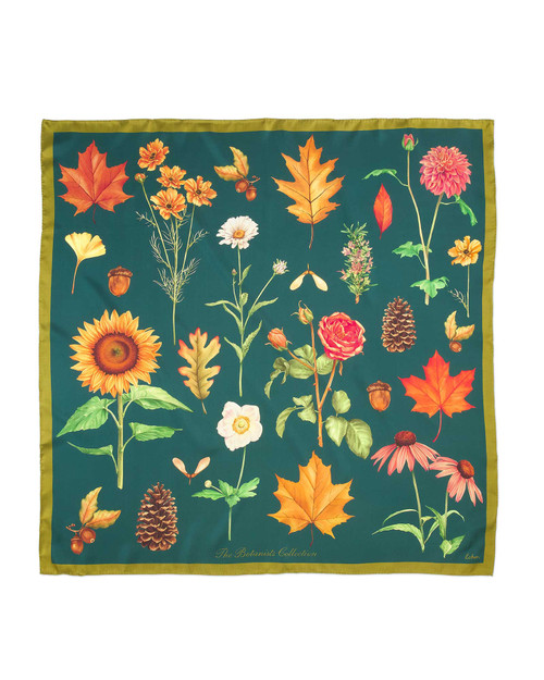 Windowpane Silk Square Scarf | Shop Smithsonian Store