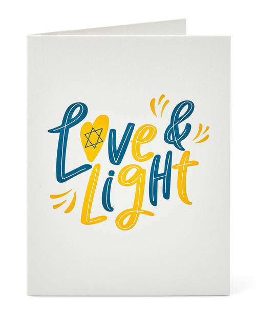 Love & Light Hanukkah Holiday Cards