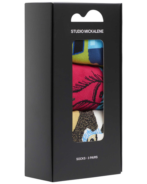 Mickalene Thomas Knit Socks - Set of 3