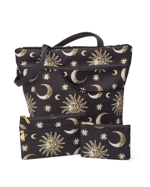 Celestial Print Accessories Three-Piece Set