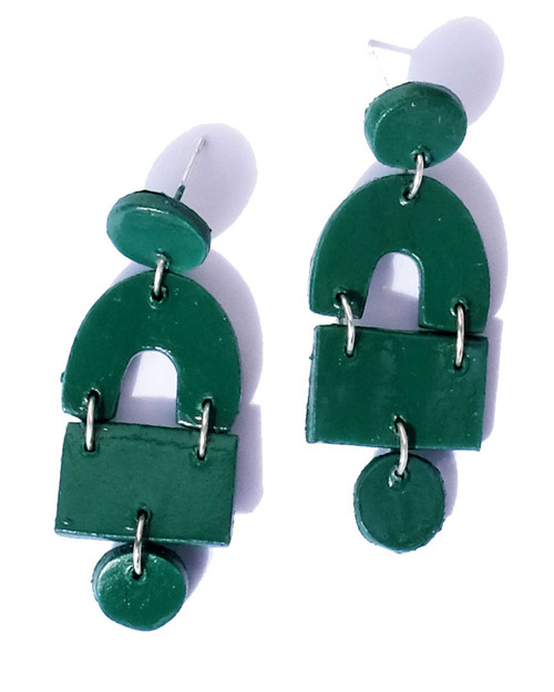 Aviwe Green Earrings