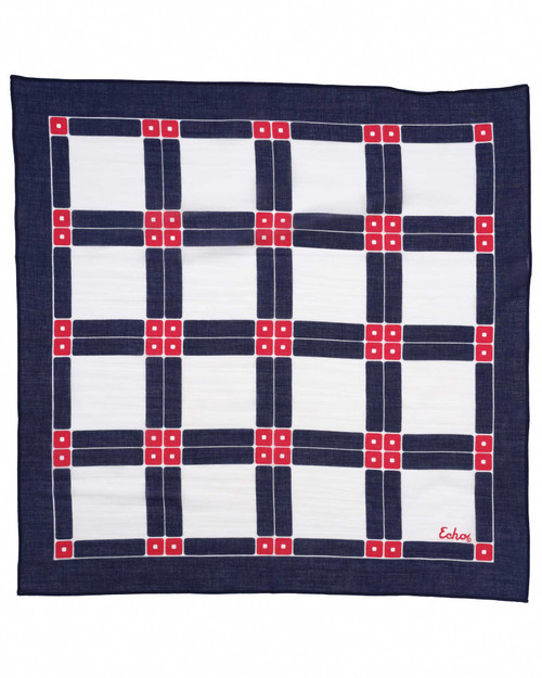 Red, White, and Blue Domino Bandana View Product Image